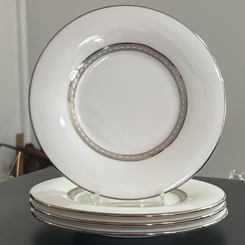 Lenox Fine Bone China Murry Hill  Saucer Set  of  4 New